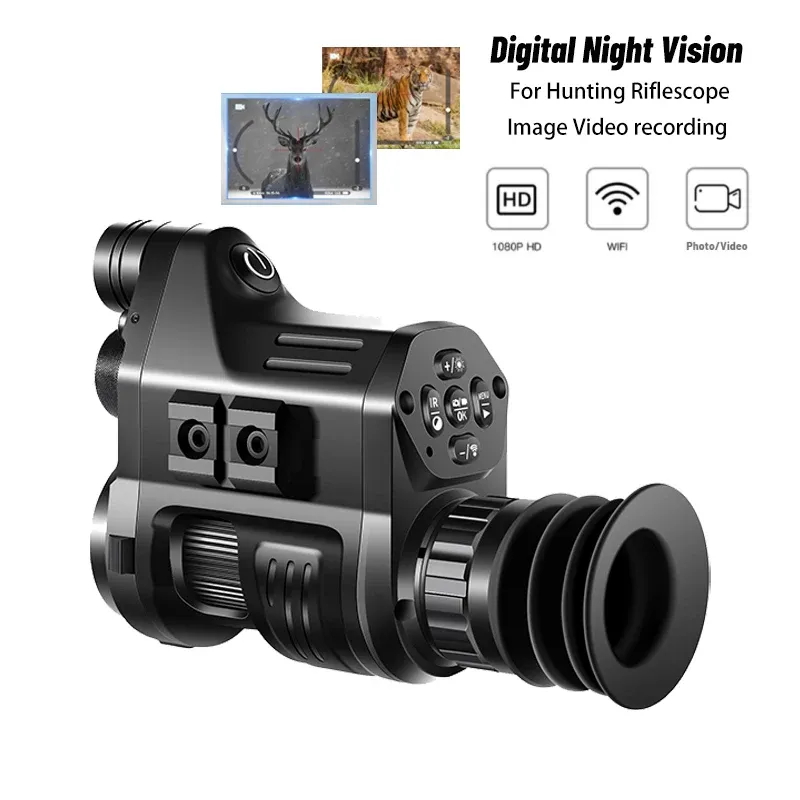 SCOPES NV008A Infraröd videokamera Monokulärt nollläge Röd dot bakre tillägg på tvärmarkören AIM Digital Sight Hunting Night Vision Scope