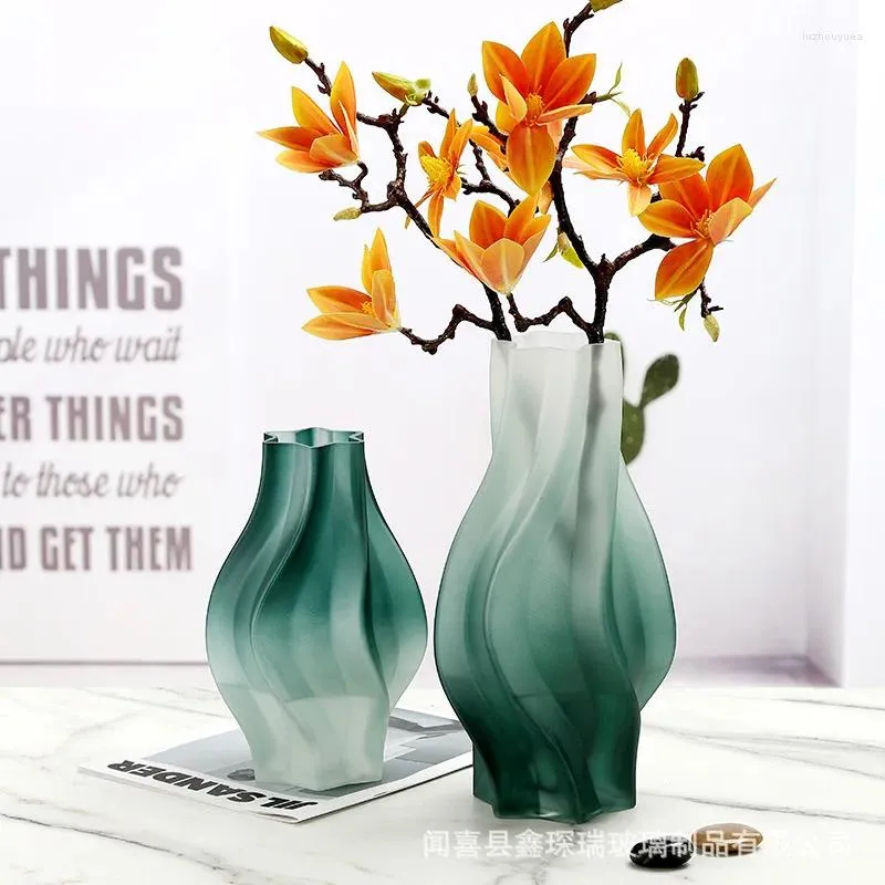Vases vase à fleurs pour décoration de mariage en verre nordique en verre hydroponique de plante arrangement de casserole de plante ornements de bureau à la maison