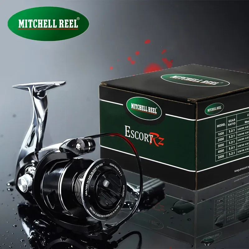 Accesorios 2023 Mitchell Reel Fishing Reels Spinning 12 kg Max Arrast 5.2: 1 Campo de metal Todo el cuerpo de metal Alta velocidad Carpas de carpas Pesca