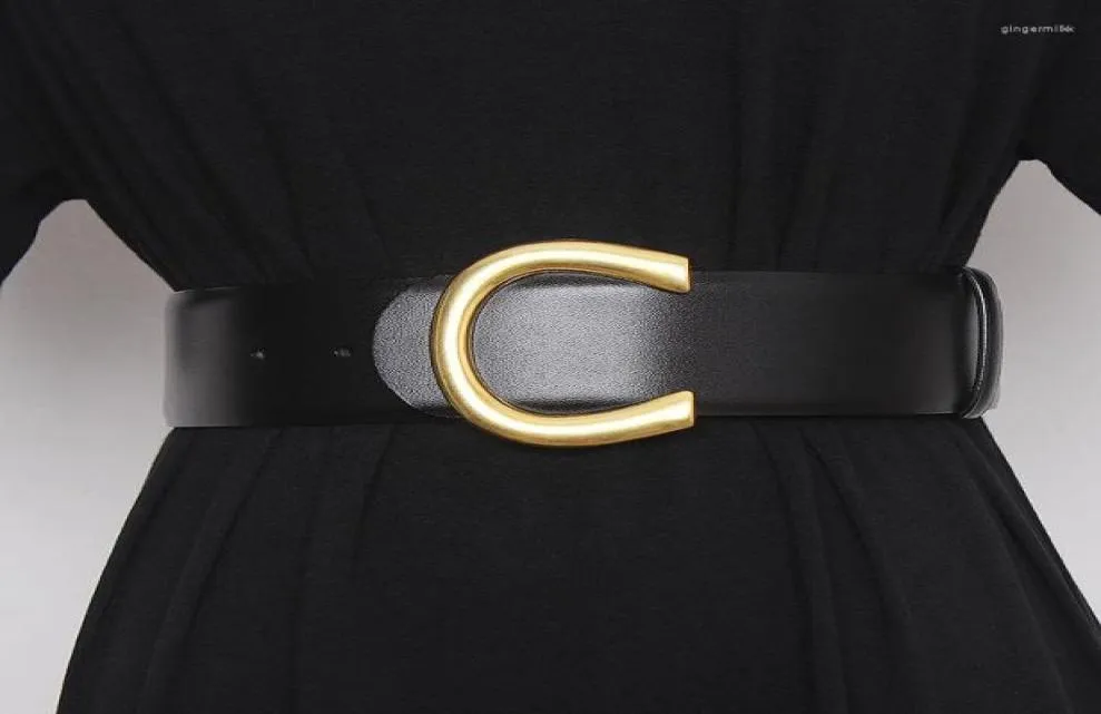 Ceintures de ceintures larges pour les femmes taille féminine de haute qualité plus taille de robe corset de ceinture en cuir véritable 3695493