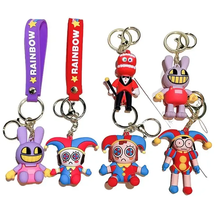 NOUVEAU CARTOON MIGNET TOY KEYCHAIN PVC PRÉCHAINE POUR LES TOY