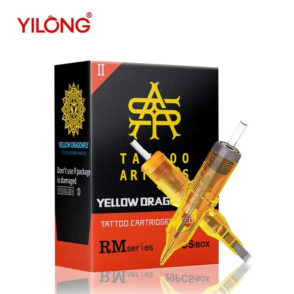 Needles Yilong Tattoo Needles Disposable Professional Cartridge Makeup Needles With High Quality For Tattoo Machine Makeup Microblading