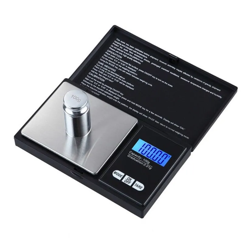 Échelle numérique en gros de Mini Pocket 0,01 x 200g Silver Coin Jewelry Balance peser LCD Balance électronique de bijoux numériques