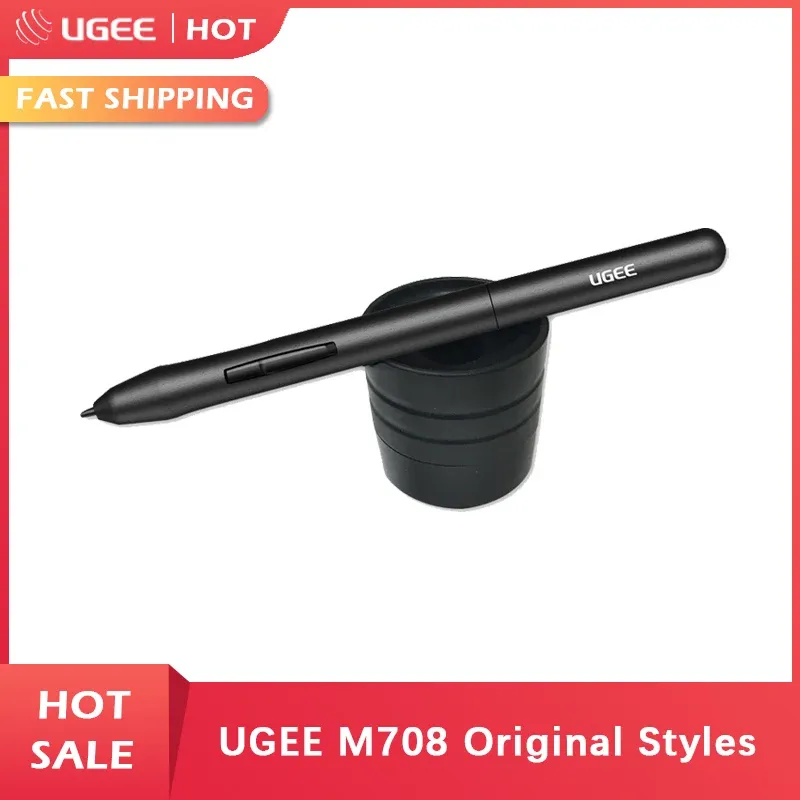 Tablettes Ugee Tablette graphique numérique originale M708 8192 Niveau Pen Battry Stylus gratuit PN01 pour la tablette Graphics Drawing Ugee M708