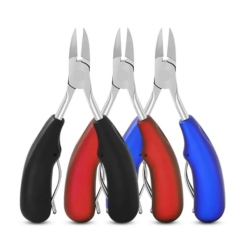 Toe Nail Clippers Remove Dead Skin Nail Correction Nippers Ingrown Toenail Cuticle Scissor Edge Cutter Thick Pedicure Care Tool