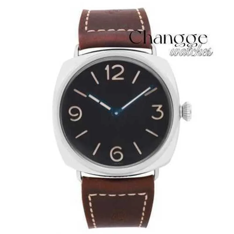 Hot Selling Mens Ladies Fashion Luxury Wrist Watches Penerei 47mm Dial Acero Negro Mano Viento Hombre