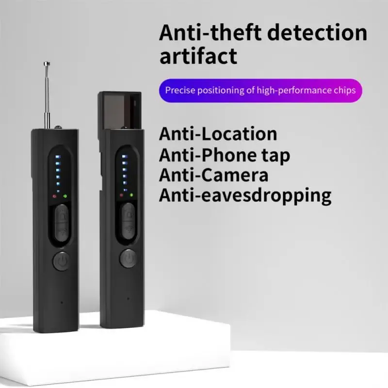 Detector Mini Anti Spy Hidden Camera Detector Pen LED Infrared Scanning RF Signal Detection Wireless Bug Micro Cam GSM GPS Tracker Finder