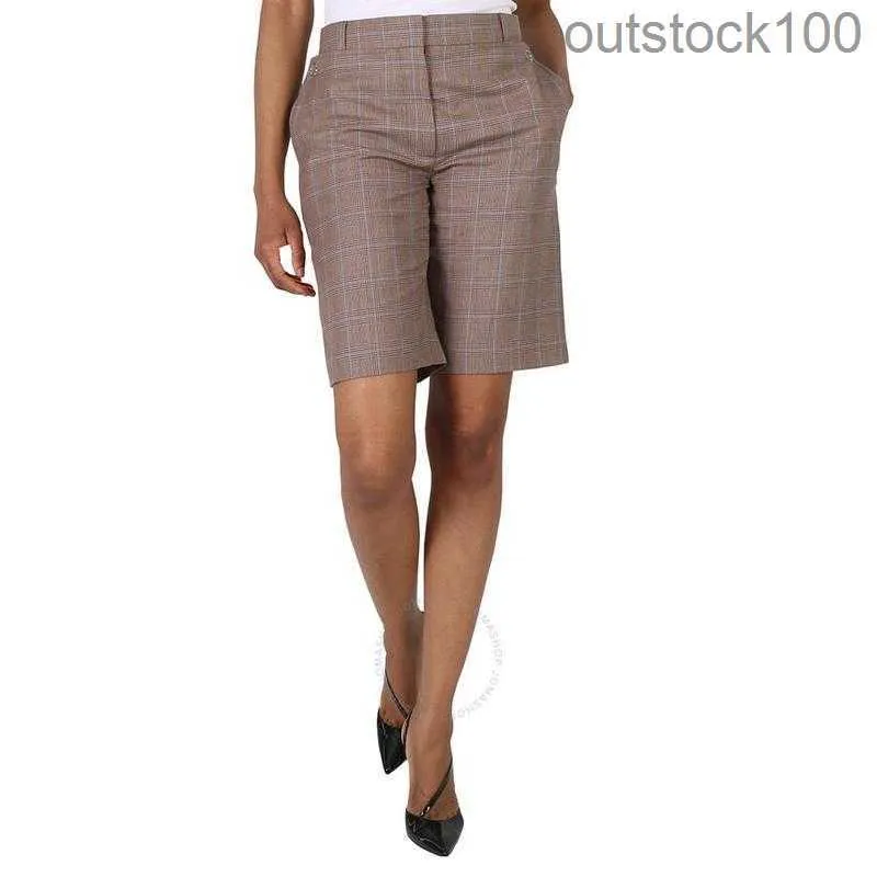 High -end Buurberlyes -kostuums voor vrouwen mannen dames casual broek modieuze klassieke middelste broek geruite taille voor senior merk casual zomer designer shorts