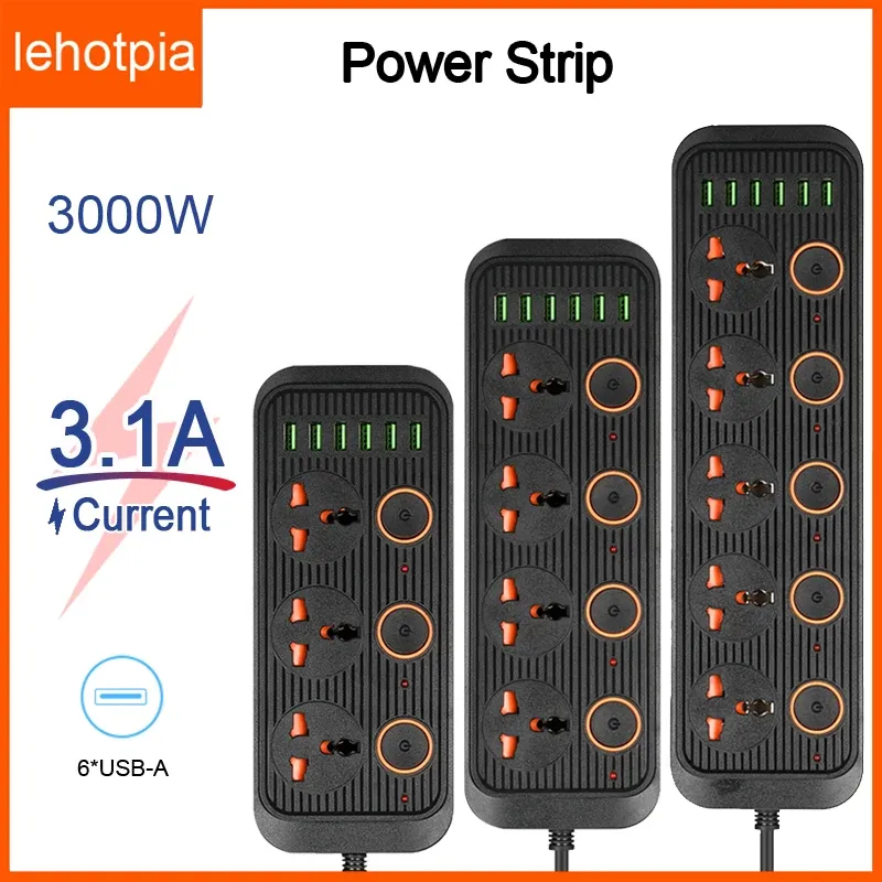 Прогрозиях Power Strip Plugure MultiTap Smart Home 2M Удлинитель Электрика