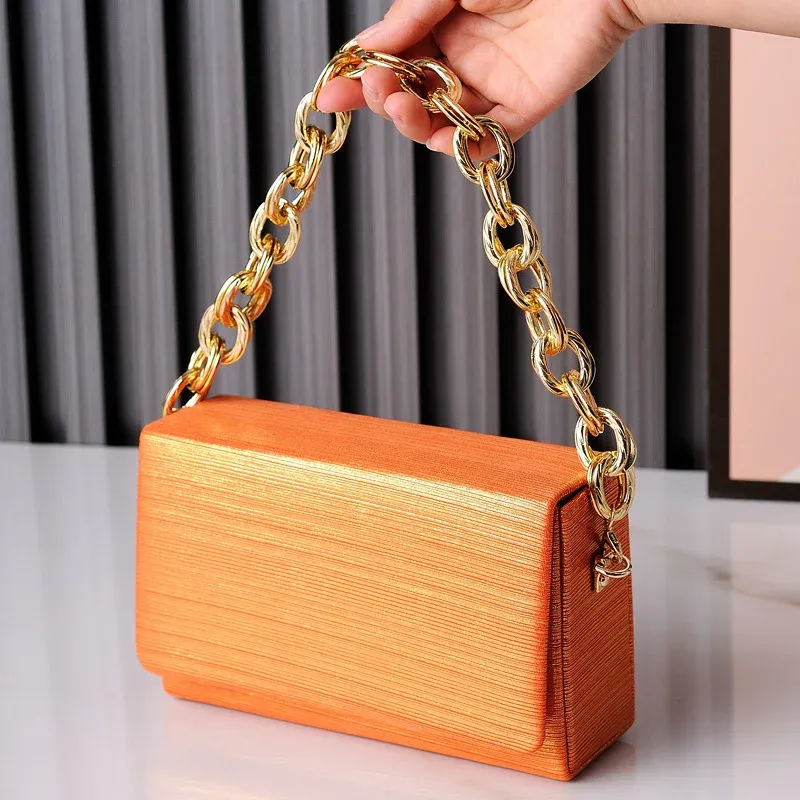 Bolsas Bolsa de Moda e Bolsa de Moda Squista Orange Square PU