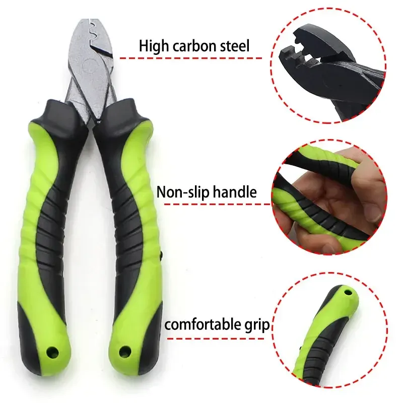 Accessories 1PC Carp Fishing Tool Multifunction Fishing Scissors Krimps Crimping Pliers Pliers Line For Carp Fishing Chod Rig Accessories