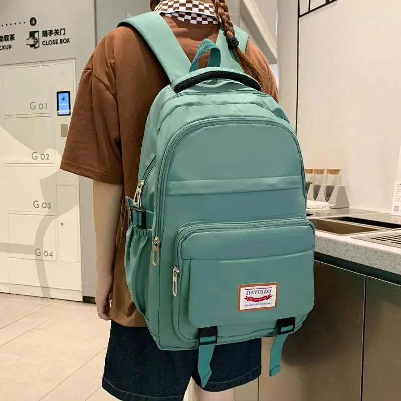 Sac à dos sac à école de fille collégial de mode étudiante vintage femme toile pour ordinateur portable féminin dames mochila