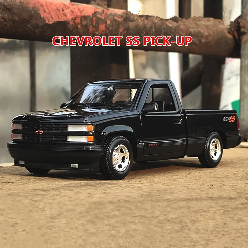 Car Maisto 1:24 Chevrolet 454 SS Pickup Auto Modello di auto Diecast Metal Offroad Vehicose Collezione di simulazione di simulazione Kids Toy Gift Kids Toy