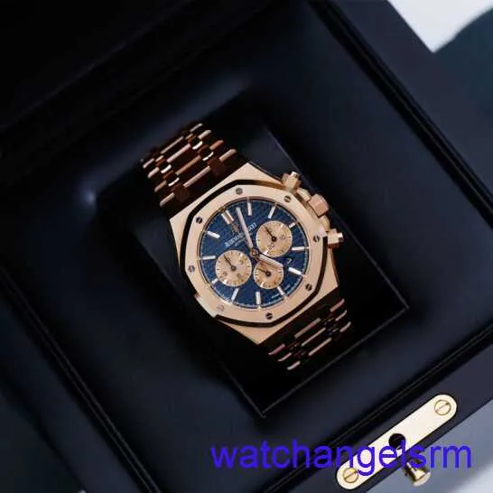 AP Wrist Watch Chronograph Royal Oak Series 26331or MECTION masculin 18K Rose Gold Automatic Mécanique Sports MONDE MONTRE LURXE DIAMER 41MM