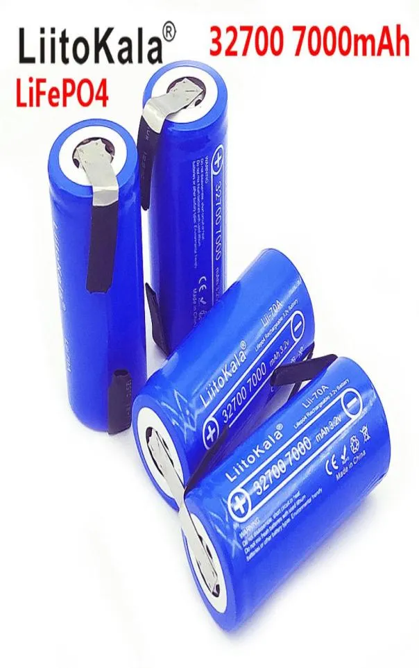 2020 LIITOKALA LII70A 32V 32700 7000MAH LIFEPO4 Batteri 35A Kontinuerlig urladdning Maximum 55A Hög effekt Batterynickel -ark6827089