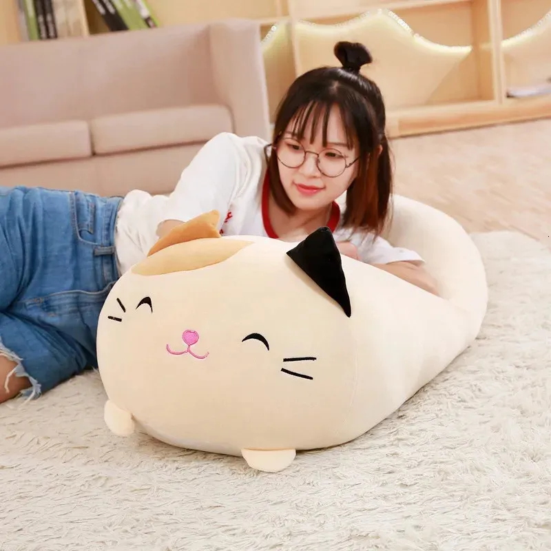 90 cm Animal doux dessin animé coin bio coussin coussin mignon chien chat dinosaure cocorne en peluche jouet en peluche charman