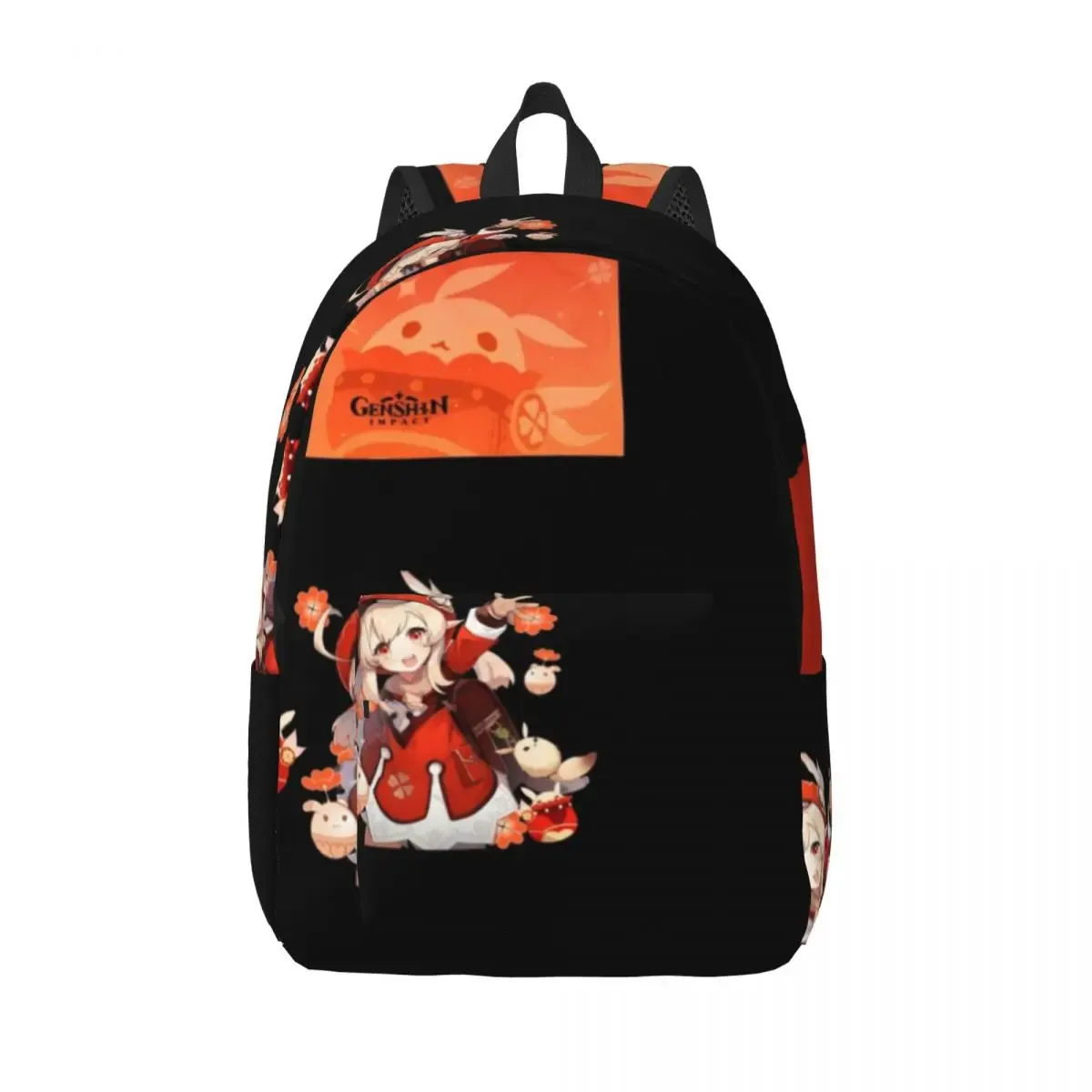 Backpacks Anime Genshin Impact Kawaii Backpack Klee Red Stylish Backpacks Men Travel Big High School Bags Colorful Rucksack