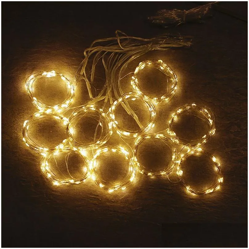 Christmas Decorations 300 Led Remote Control Curtain Lights Plug In Fairy Outdoor Window Wall Hanging String For Bedroom Backdrop Part Dhmxw