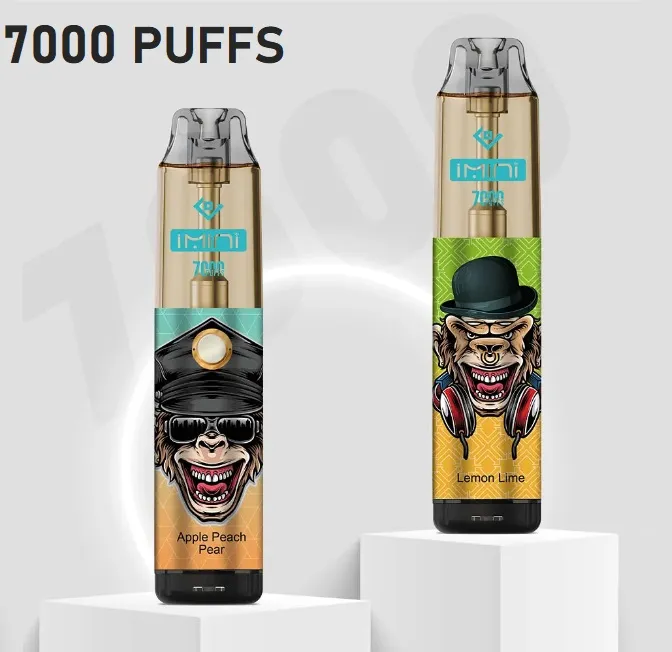 Tornado imini puff 7000Disposable vape pen 0 mg 2 mg 3 mg 5 mg nic damp