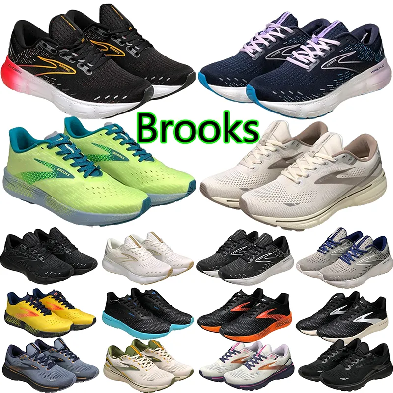 Brooks Glycerin GTS 20 Ghost 15 16 Running Shoes For Men Women Designer Sneakers Hyperion Tempo Triple Black White Red Outdoor Sports Trainers 36-45