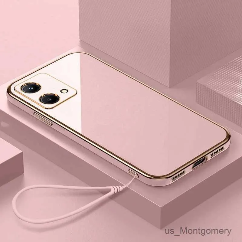 Obudowy telefonu komórkowego do G84 Case Moto G54 Case Moto G73 G72 G62 5G G60S G53 G42 G32 G22 Luksusowe kwadratowe kwadratowe okładka tylna okładka