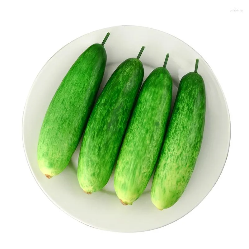 Decorative Flowers 050 Simulation Of Plastic Fruit And Vegetable Decoration Props / Model Fake Cucumber 20 5.2cm