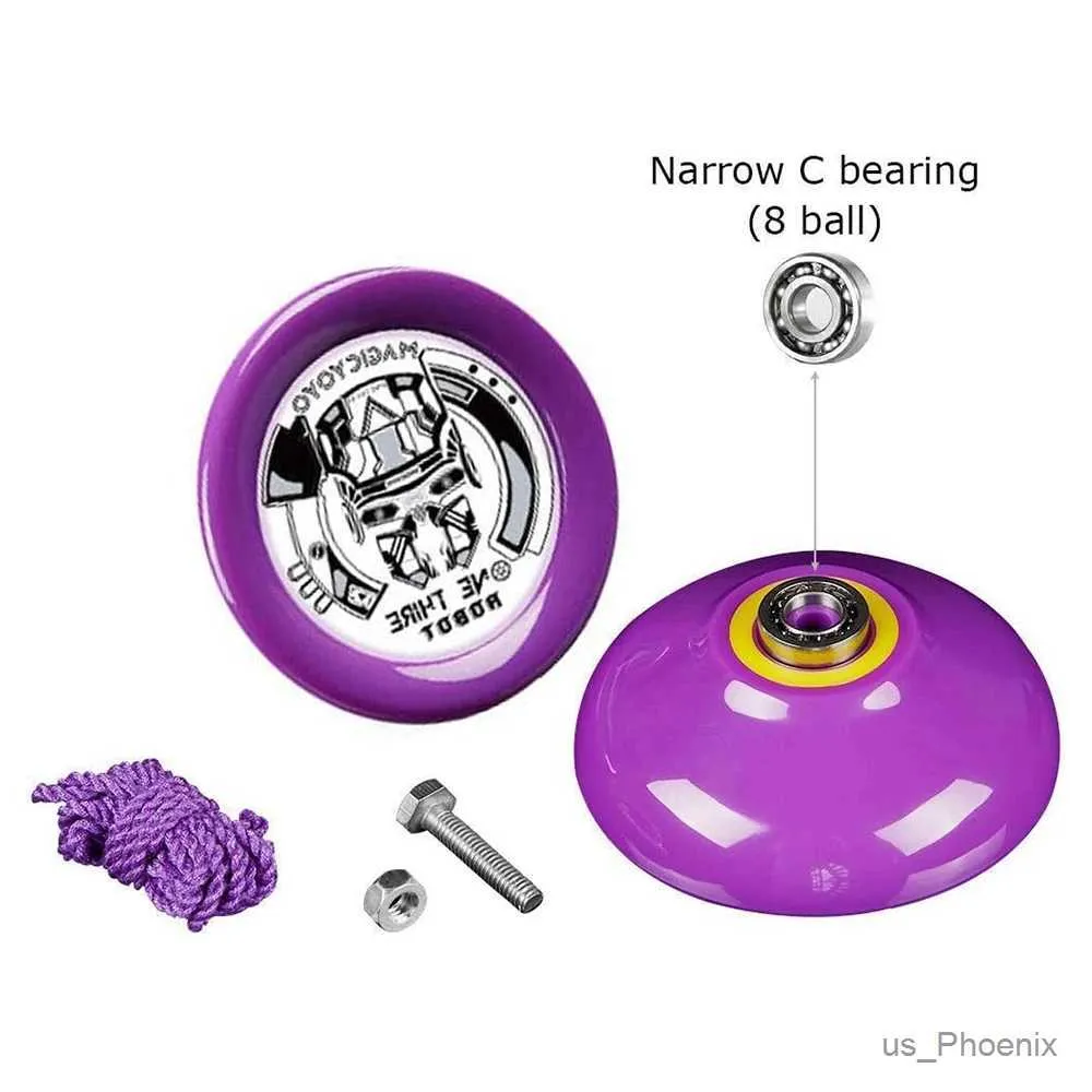 Yoyo Looping Yoyo Responsive Yoyo D2 ONE Third Ball Bearing Yoyo Axle Super Durable Kids YoyoGloveStrings