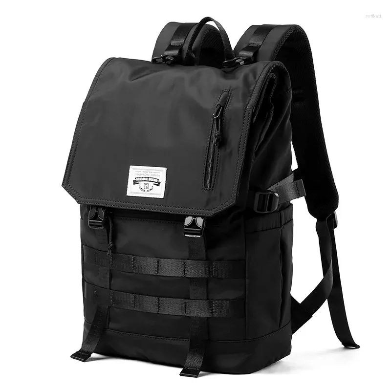 Rucksack große Männer modische mann schoolbag 17in Reise -Rucksäcke Oxford Stoff Männlicher Laptop Rucksack 2024 Sportstudent Sabienpack