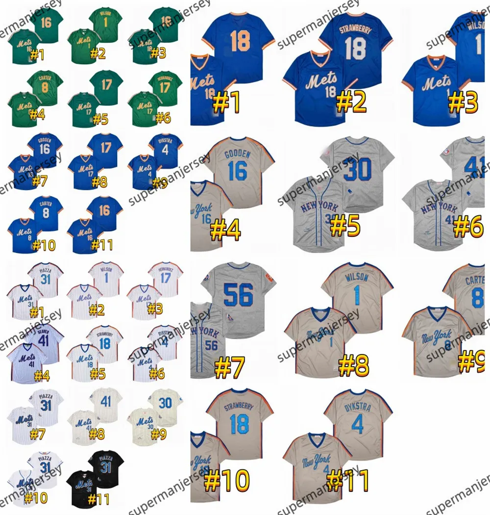 Save Big on Bulk Throwback Mets Jerseys Vintage David Wright 2000 World  Series Mets Baseball Jersey Mike 31 Piazza Robin Ventura Jose Reyes Edgar 
