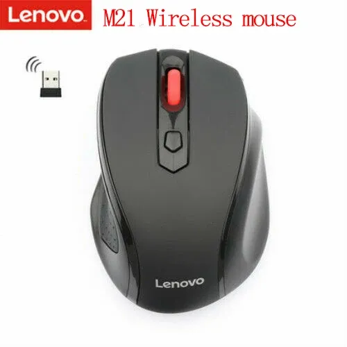 Combos Lenovo M21 Wireless USB Mouse Optical Portable For Computer Laptop Mice Wireless Mouse New For Computer Original