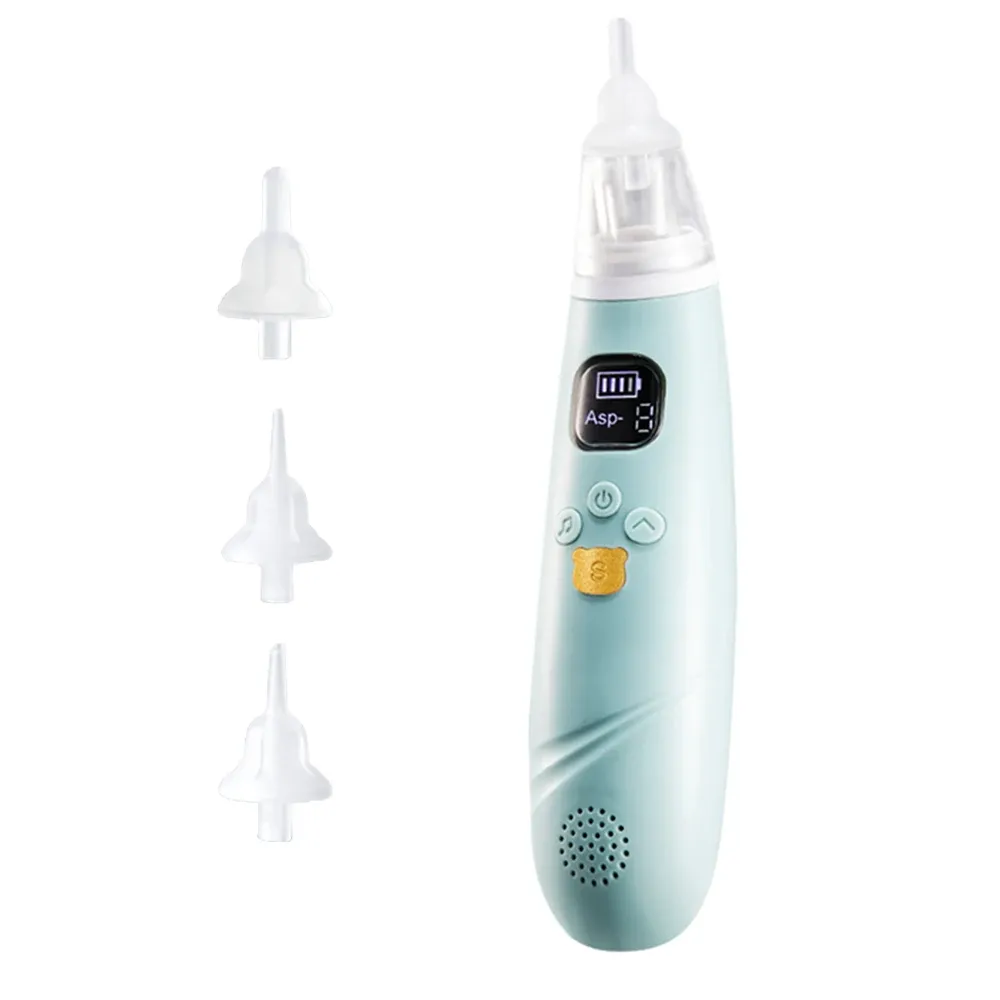 Aspirateurs # Aspirateur nasal électrique manuel Aspirateur nasal Nes Prenk Sucker Nezer pour les nourrissons 3 niveaux d'aspiration à faible bruit Antibackflow