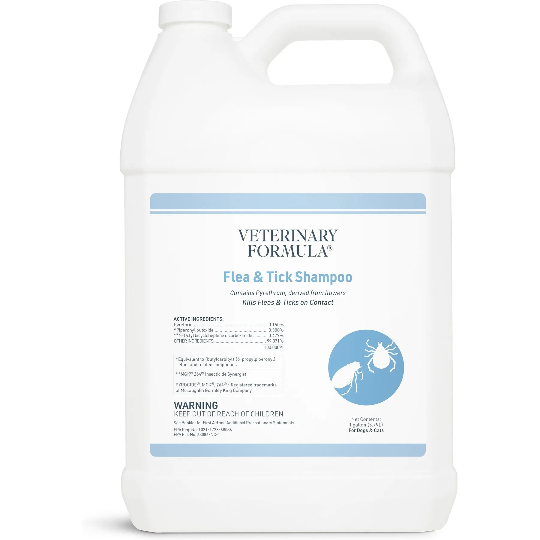 Picture of Veterinary Formula Clinical Care Medicated Flea & Tick Shampoo for Dogs ...