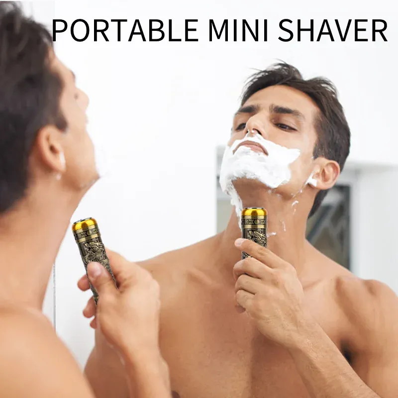 Shavers 2023 Waikil Epilatore elettrico Macchina per barba maschile per la barba ricaricabile ricaricabile con rasoio per capelli per capelli mini rasoio elettrico