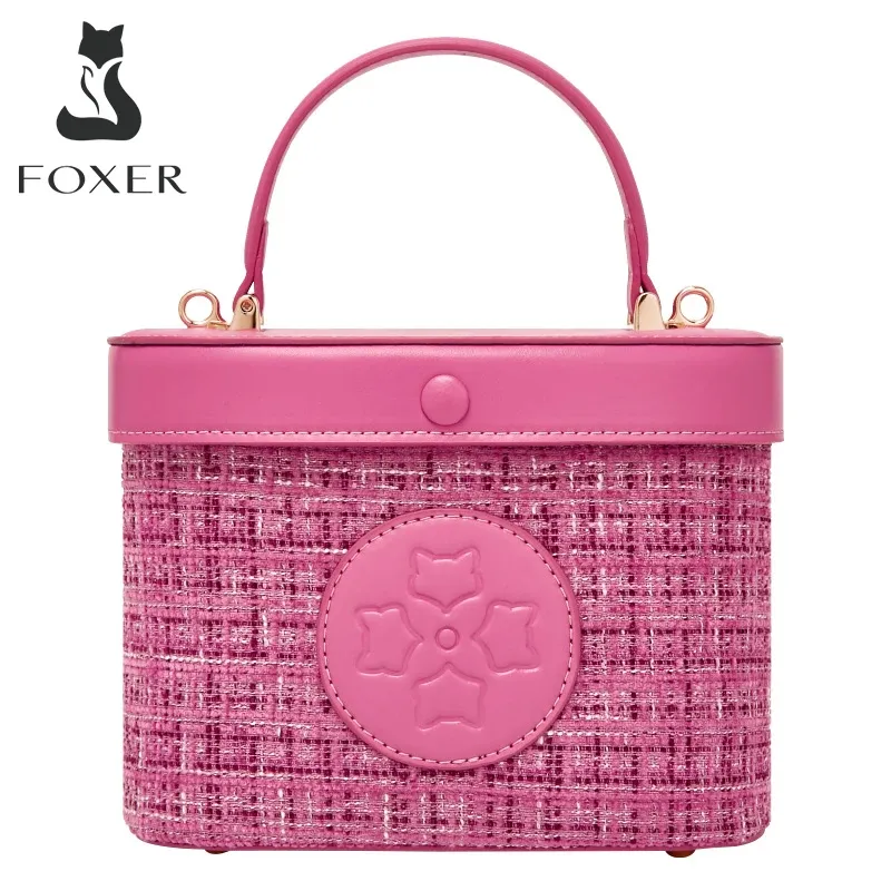 Портфели Foxer Brand Brand Crossbody Beald Sag Mini Mini Dimbag Lady Pu кожаные сумки для мессенджера мода женщина маленький лоскут для праздничного подарка