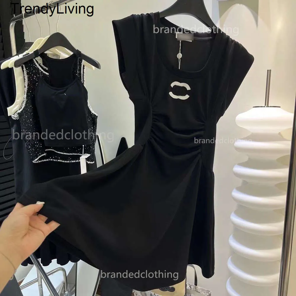 Nouvelle robe d'été de luxe 24SS Designer robes ajustées pour femmes