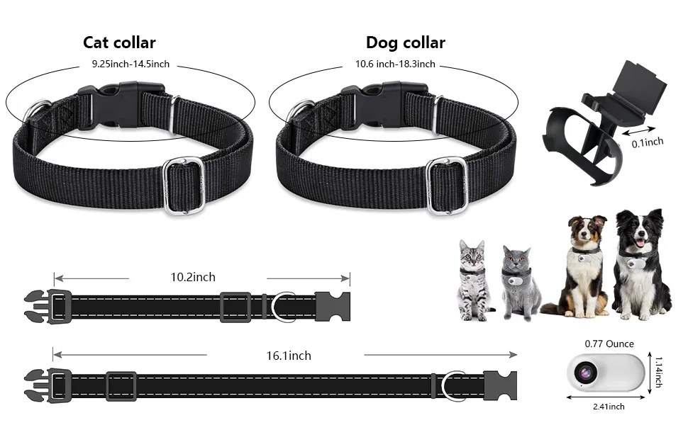 Caméra Sport Magnétique Pour Pouce – HD 1080P, 16 Go, Grand Angle 120° – Idéale Pour équitation, Animaux, Action