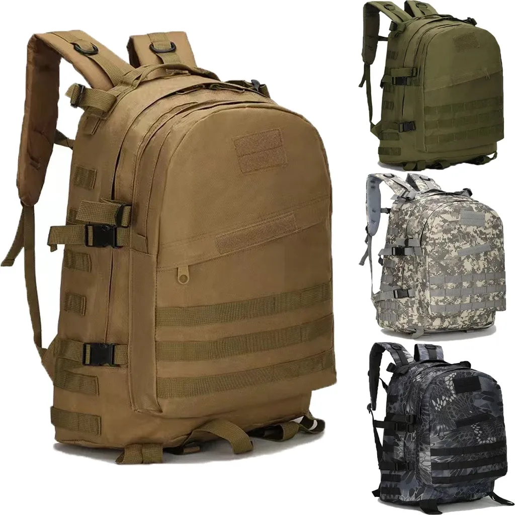 Plecaki 55L 3D Outdoor Wojskowy Plecak Molle Assault Bag Wodoodporne kemping wędrówki wędkarstwo Trekking Travel Mochila Rucksack