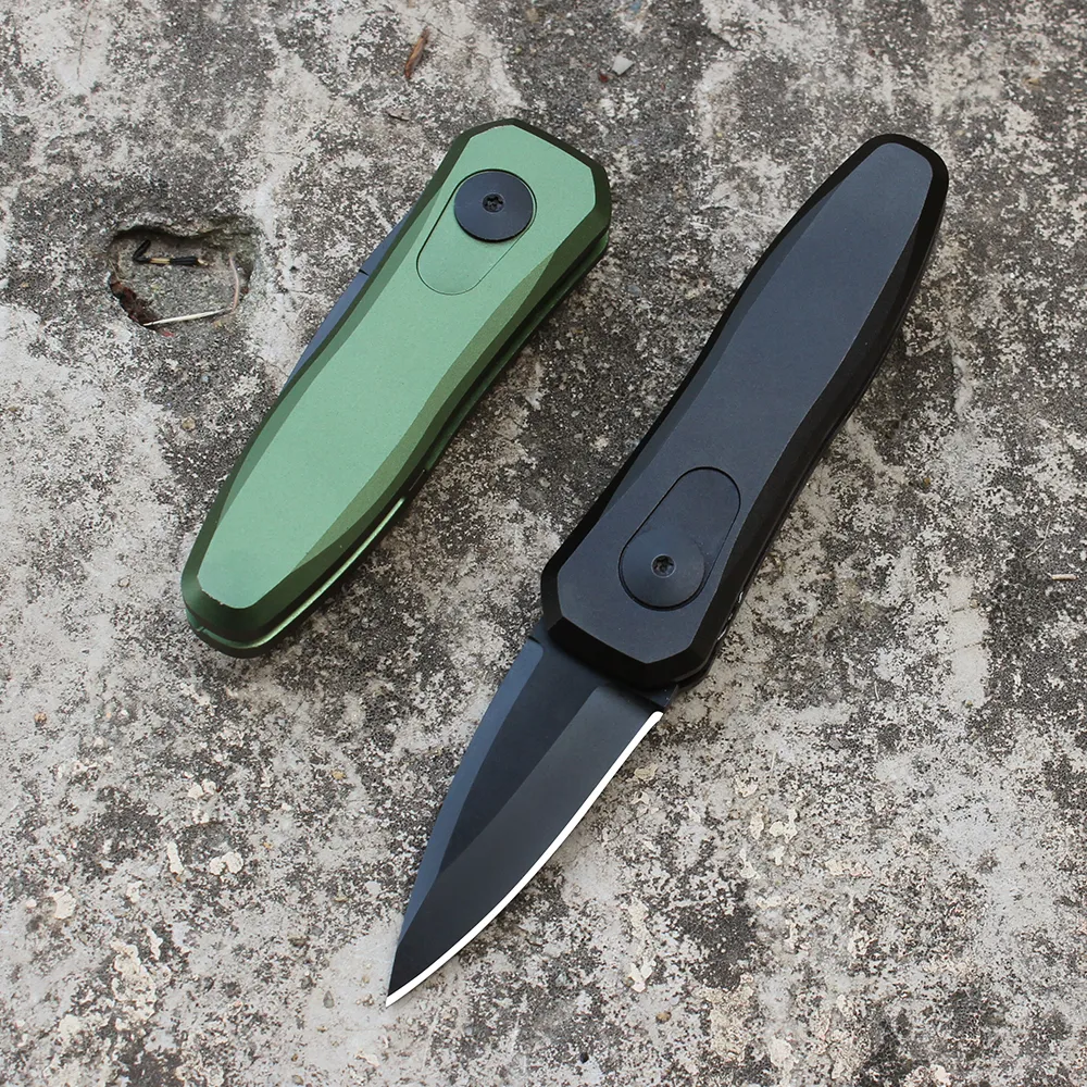 Couteau automatique 7500 Couteau de poche de pliage léger avec une poignée de 5 "en acier inoxydable et en aluminium