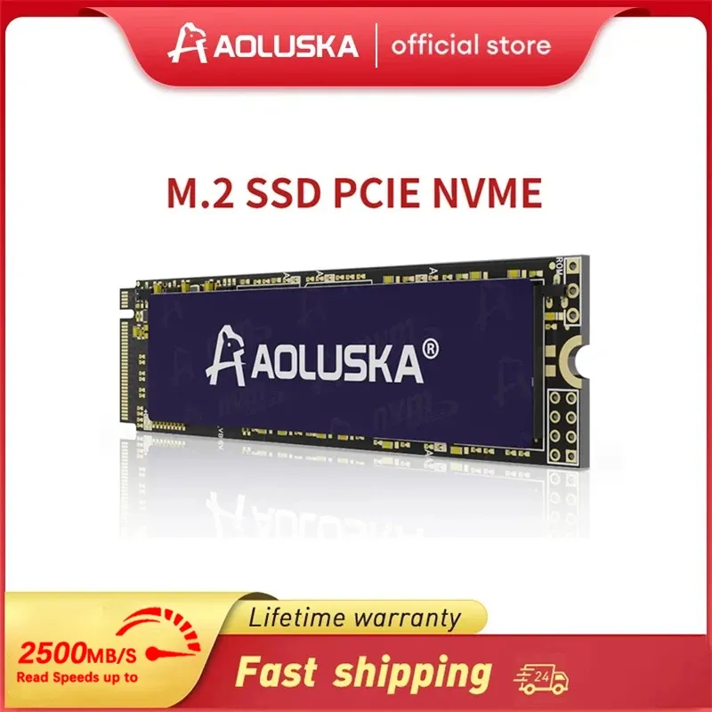 Drives AOLUSKA SSD Nvme M2 512GB 1TB 256G 128GB Hard Disk M.2 SSD PCIe3.0 x4 2280 PC Internal Solid State Drive For Laptop Desktops PS5