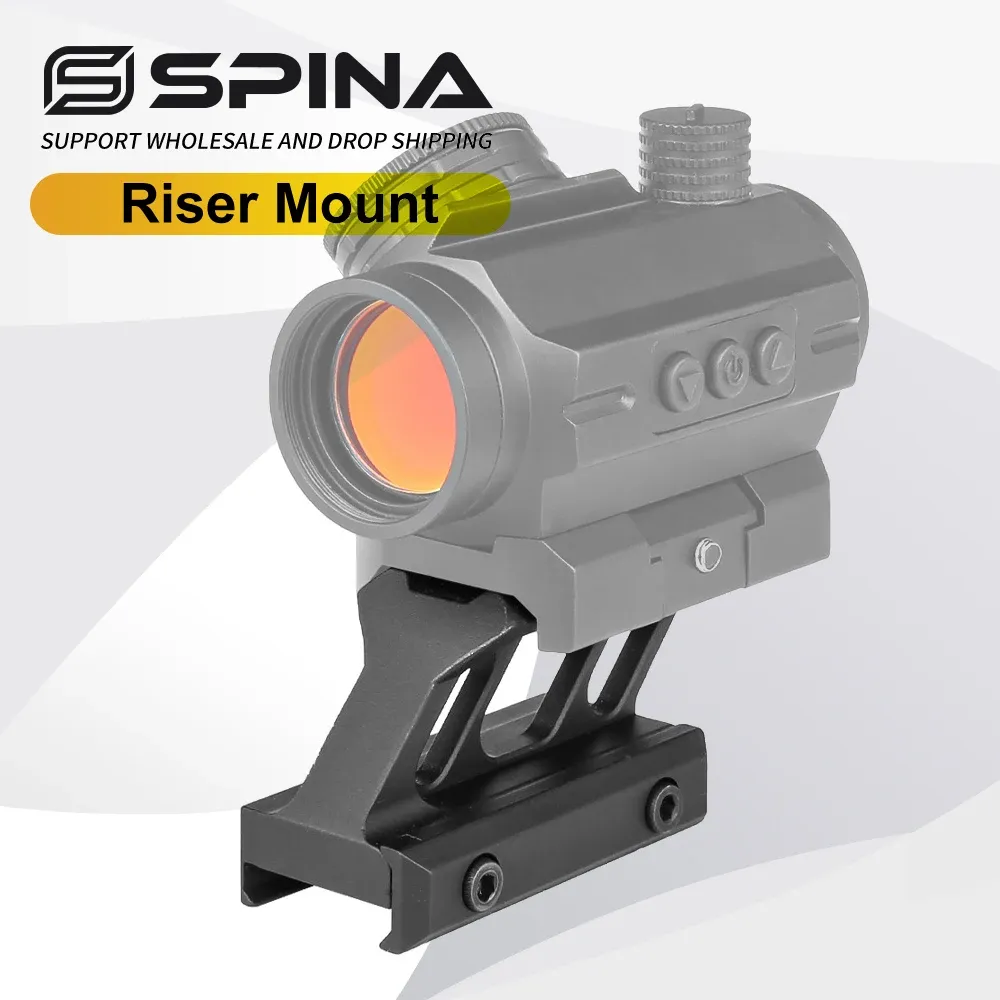 SCOPES RISER 4 SLOTS Högprofil Riser Mount Red Dot Sight Riser Mount Tactical Hunting Scope Accessories Falllight Mount