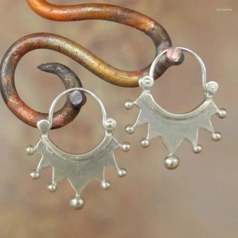 Boucles d'oreilles cerceaux éblouissants femmes luxe petite couronne drop boho couleurs de bijoux de fête de fête