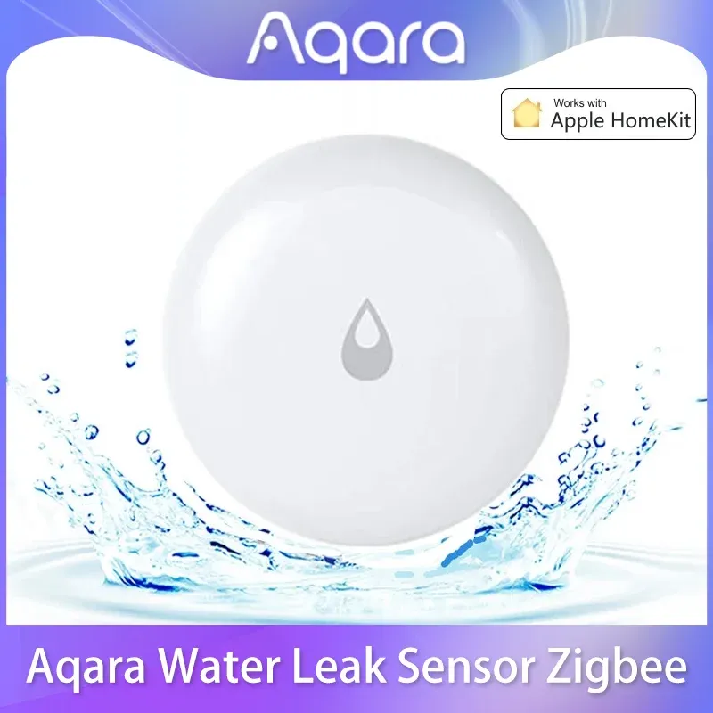 Control Aqara Water Leak Sensor Zigbee Water Immersing Sensor Detector Alarm Security Soaking Sensor Smart Home For Xiaomi Homekit