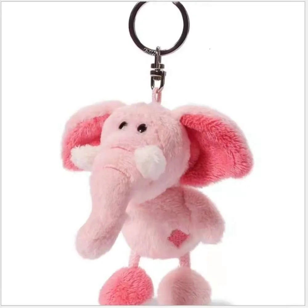 Cute Plush Toy Animal Action Figure Children's Doll Keychain Bag Hanging Decoration Birthday Gift