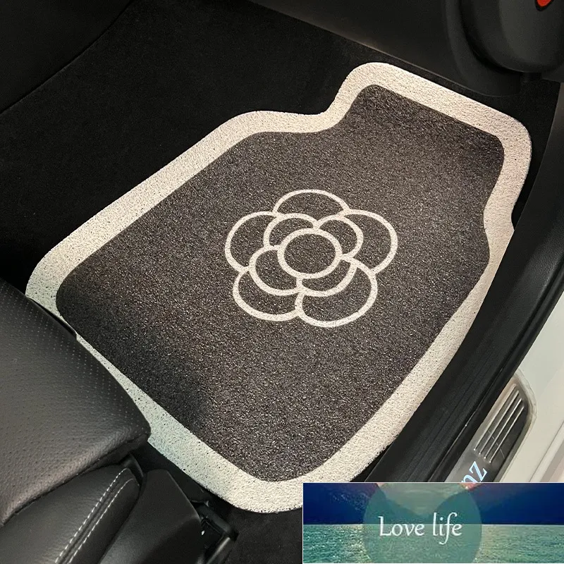 Quality Car Foot Mat Wire Ring Universal Single Piece Anti-Dirty Carpet Decoration Car Interior Car Mats Rear Row Floor Mat Universal