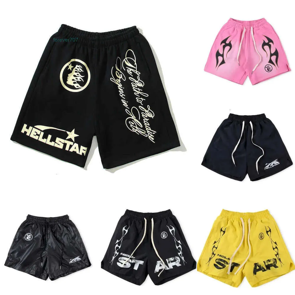 Hellstar Shortss Sweatpants Men Designer Shorters Shors Plaża bieganie fitness męskie szorty graficzne swobodne streetwearne szorty koszykówki projektant szorty pływania