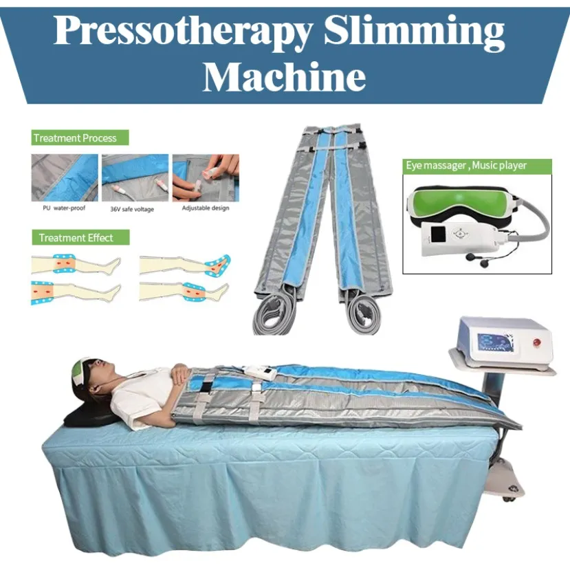 Slimming Machine PressOrapia terapia gordura Reduzir a pressão do ar em linfona de linfonia de massagem Airbags de bota de airbags fácil dispositivo de operação