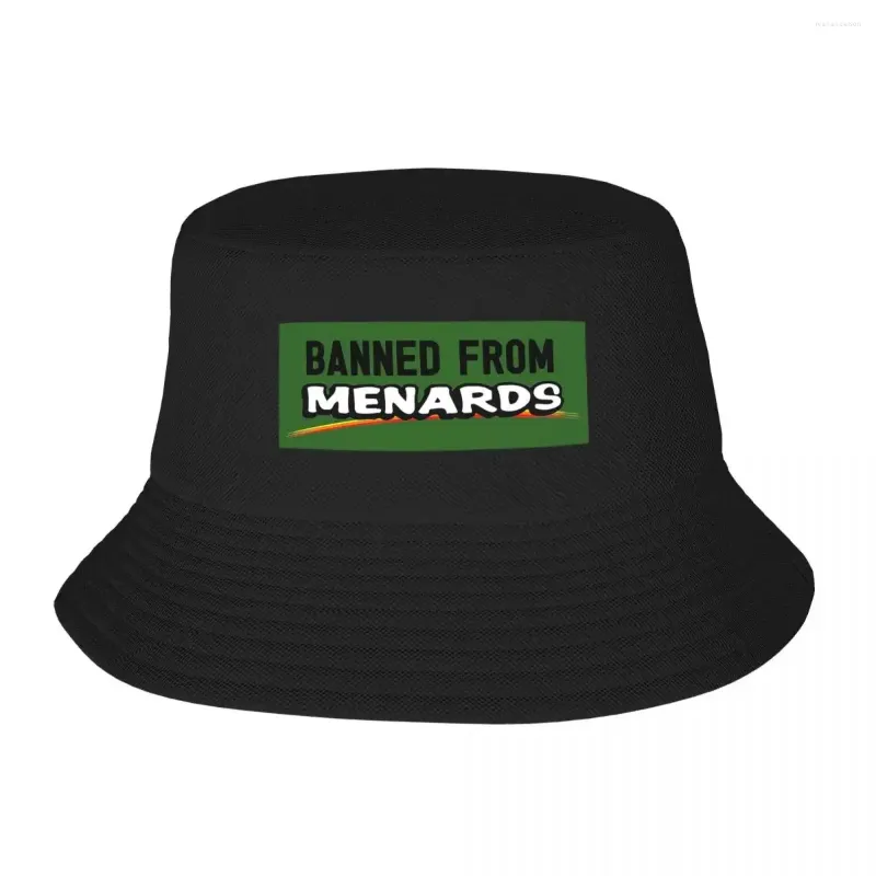 Berretti vietati da Menards Bucket Hat Panama Children Cappelli Bob Fashionman Fishing Beach Fishing Unisex Caps Unisex