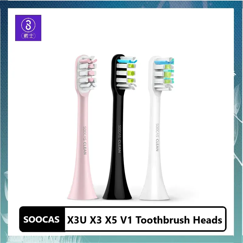 Heads Soocas X3U X3 X5 Toothbrush Heads X3U V1 Tooth Brush Head original Sonic Electric Replacement Tooth Brush heads