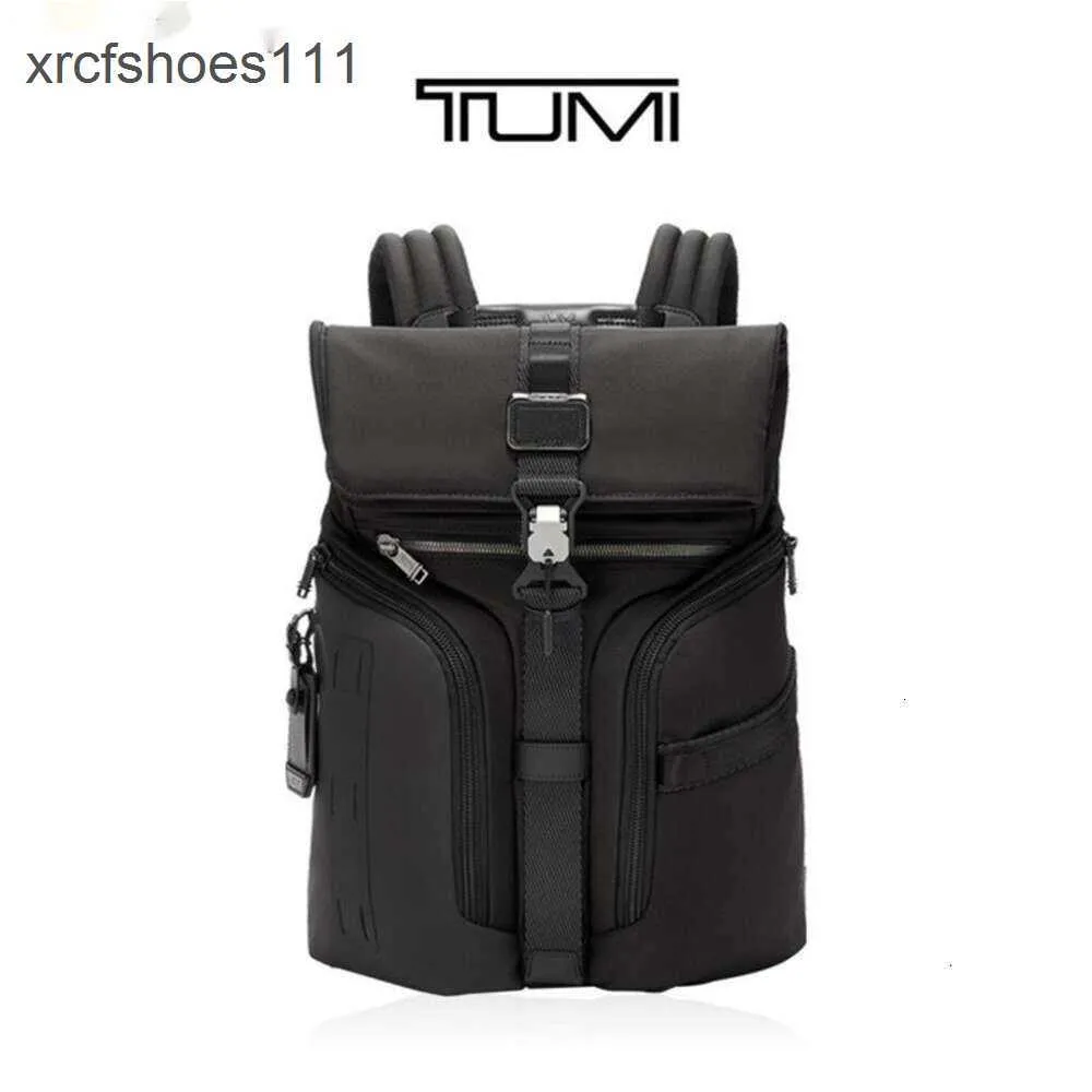 Backpack de designer Viagem de volta para computadores de nylon saco de negócios masculino alfa balística 232759 tumii g9oo