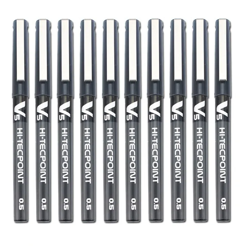 Pens PILOT BXV5 Gel Pens Set Fine Point Tip 0.5MM Waterbased Smooth Ink Gelpen Stylo Kawaii Gel Ink School Pen Japan Stationery